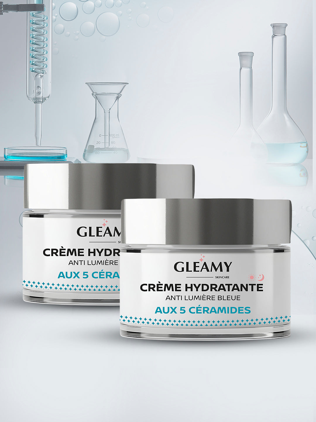 2 CRÈMES HYDRATANTE ANTI LUMIERE BLEUE