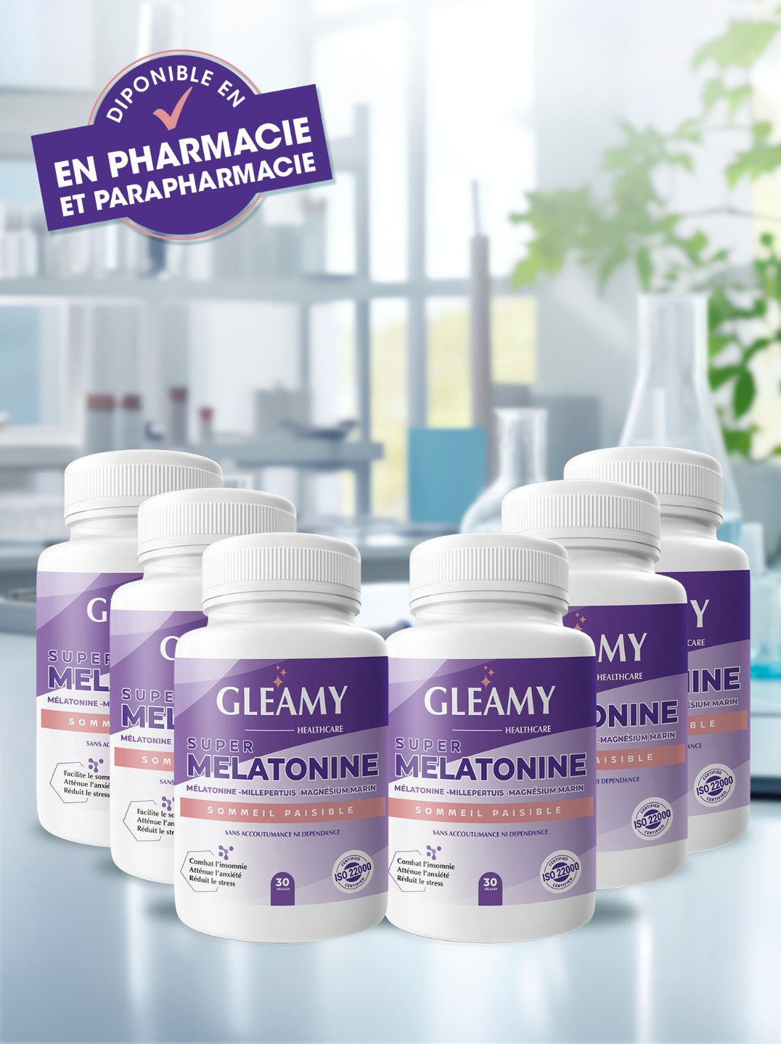 Cure 6 mois Gleamy Super Mélatonine