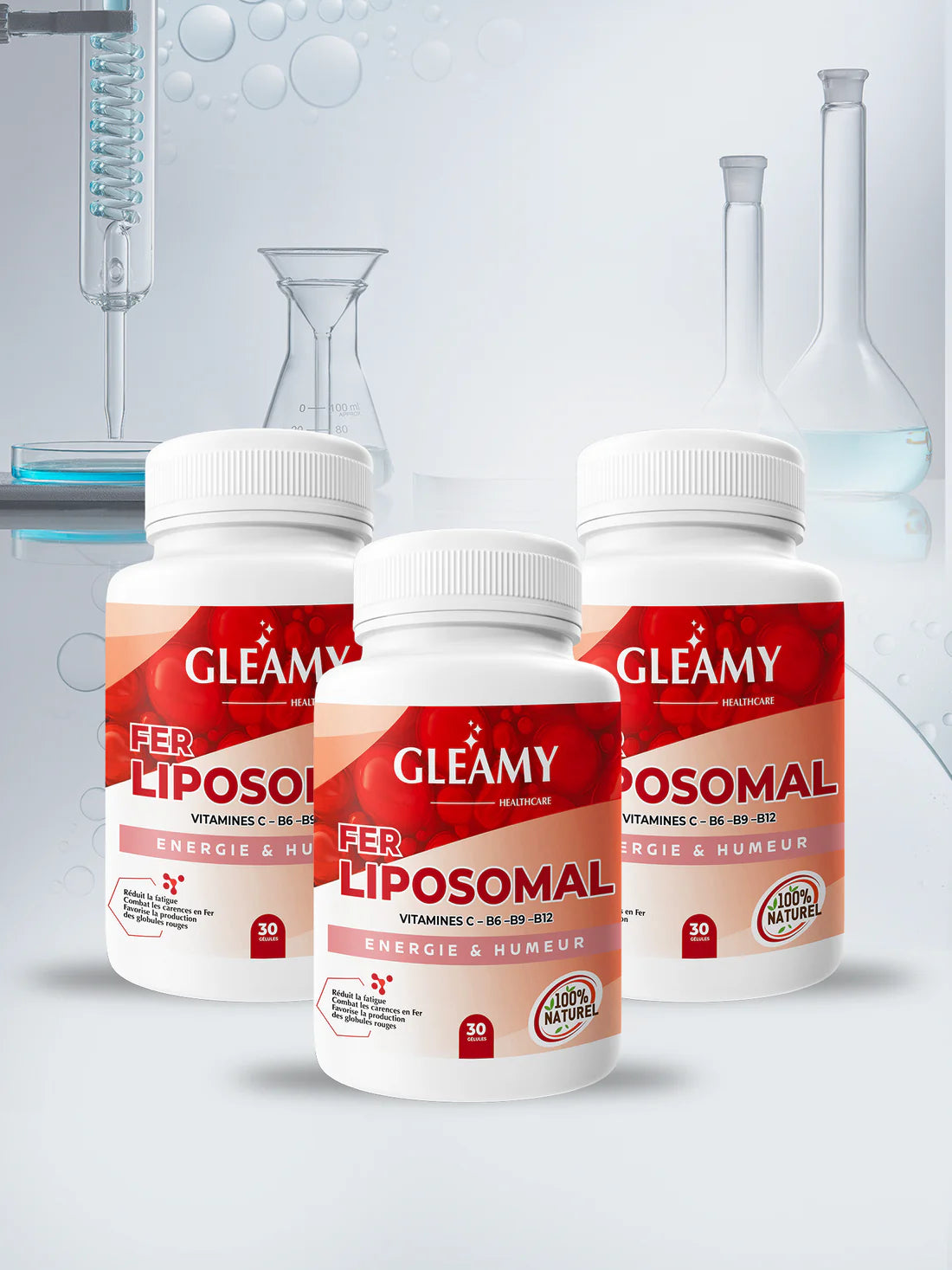 Cure 3 mois Gleamy Fer Liposomal
