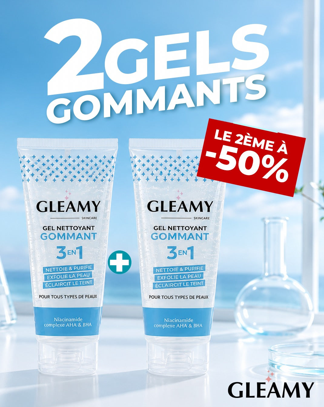2 Gels Gommants