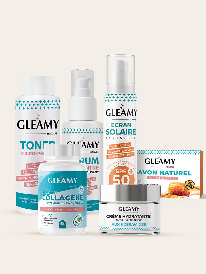 Pack Complet Gleamy — Routine Éclat, Fermeté & Protection-