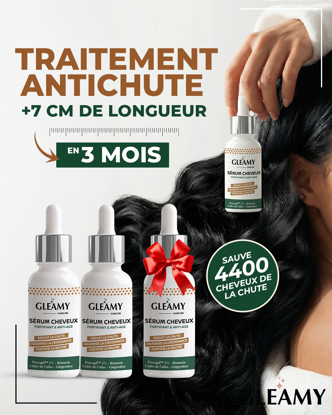 2 Sérum Cheveux + 1 Gratuit